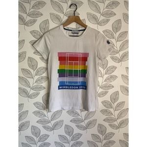 Wimbeldon 2019 WhiteT-shirt, Size XS